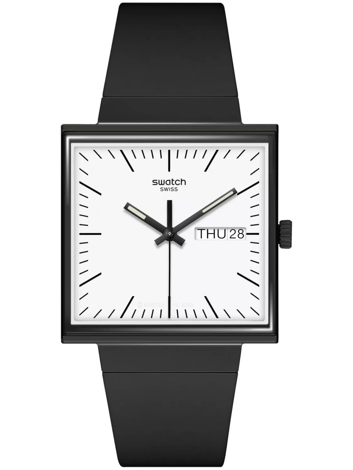 Swatch Armbanduhr What If Black? | Herrenuhren