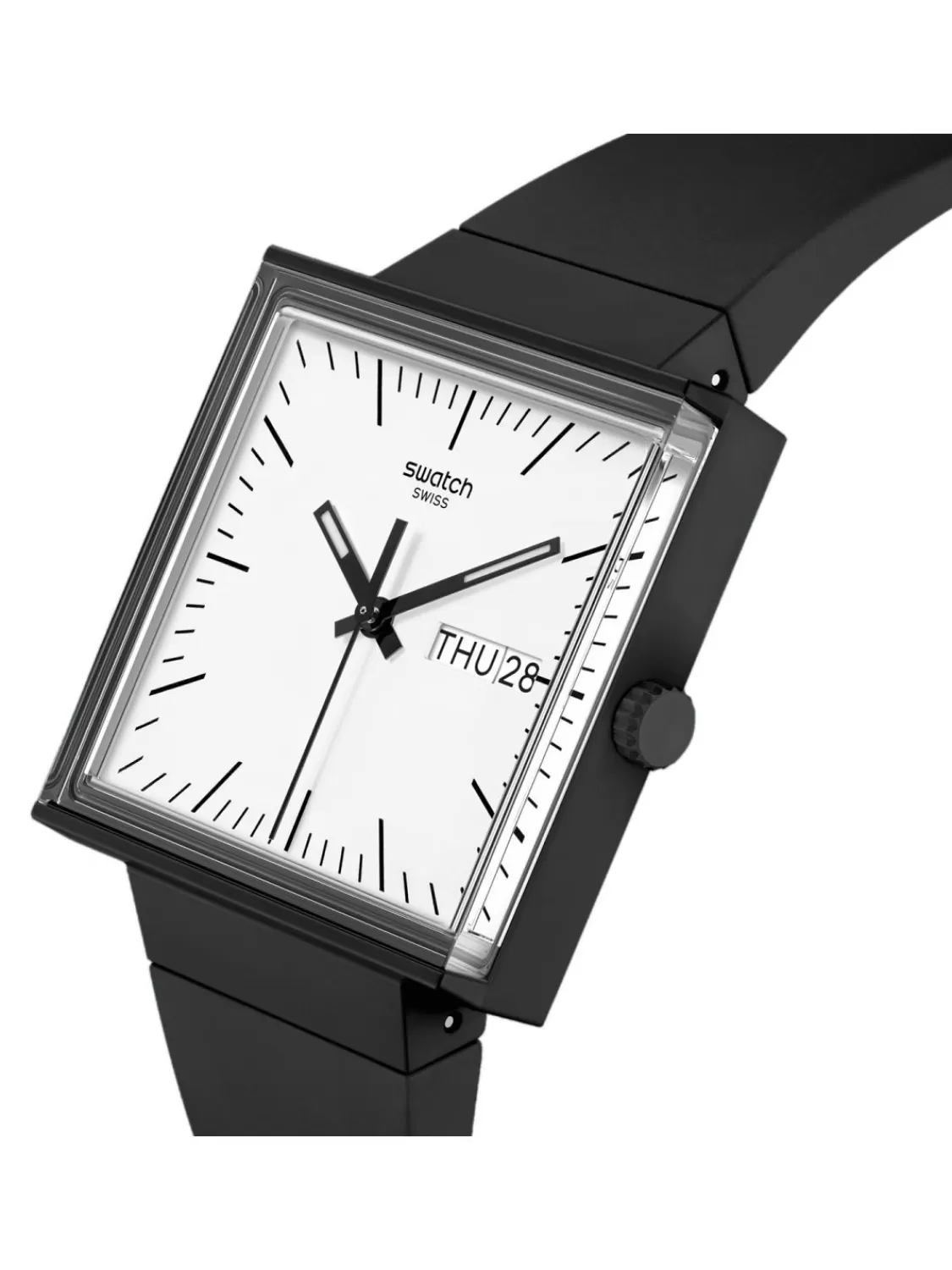 Swatch Armbanduhr What If Black? | Herrenuhren