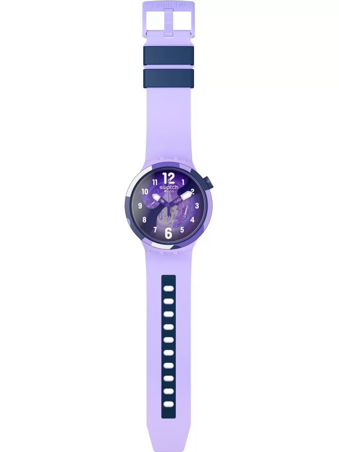 Swatch Big Bold Armbanduhr Look Right Thru Violet | Herrenuhren