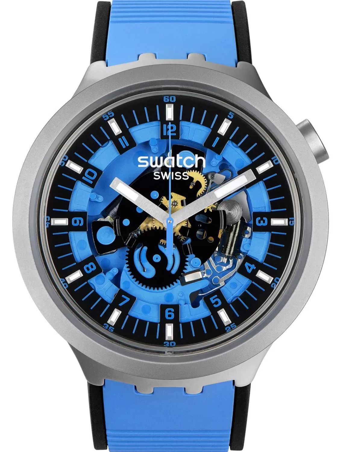 Swatch Big Bold Irony Armbanduhr Azure Blue Daze | Herrenuhren