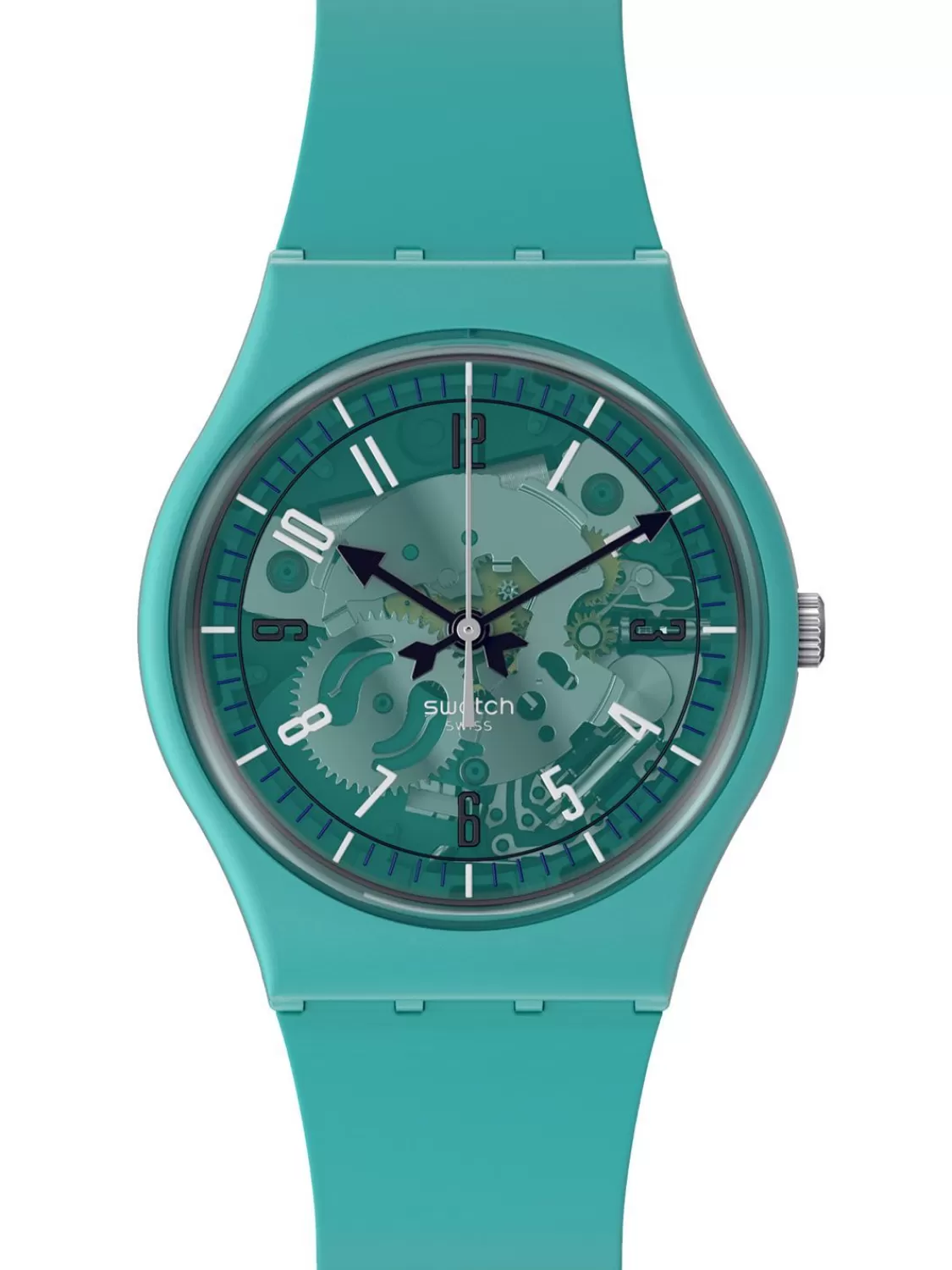 Swatch Damenuhr Photonic Turquoise | Damenuhren