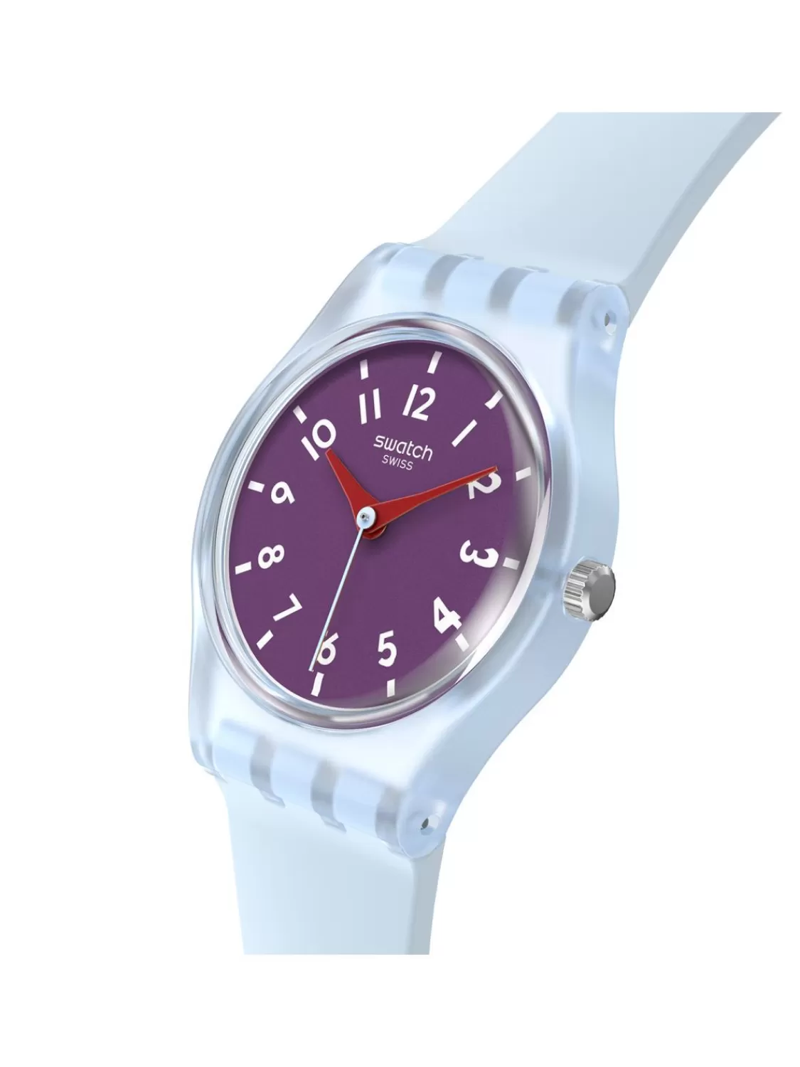 Swatch Damenuhr Powder Plum | Damenuhren