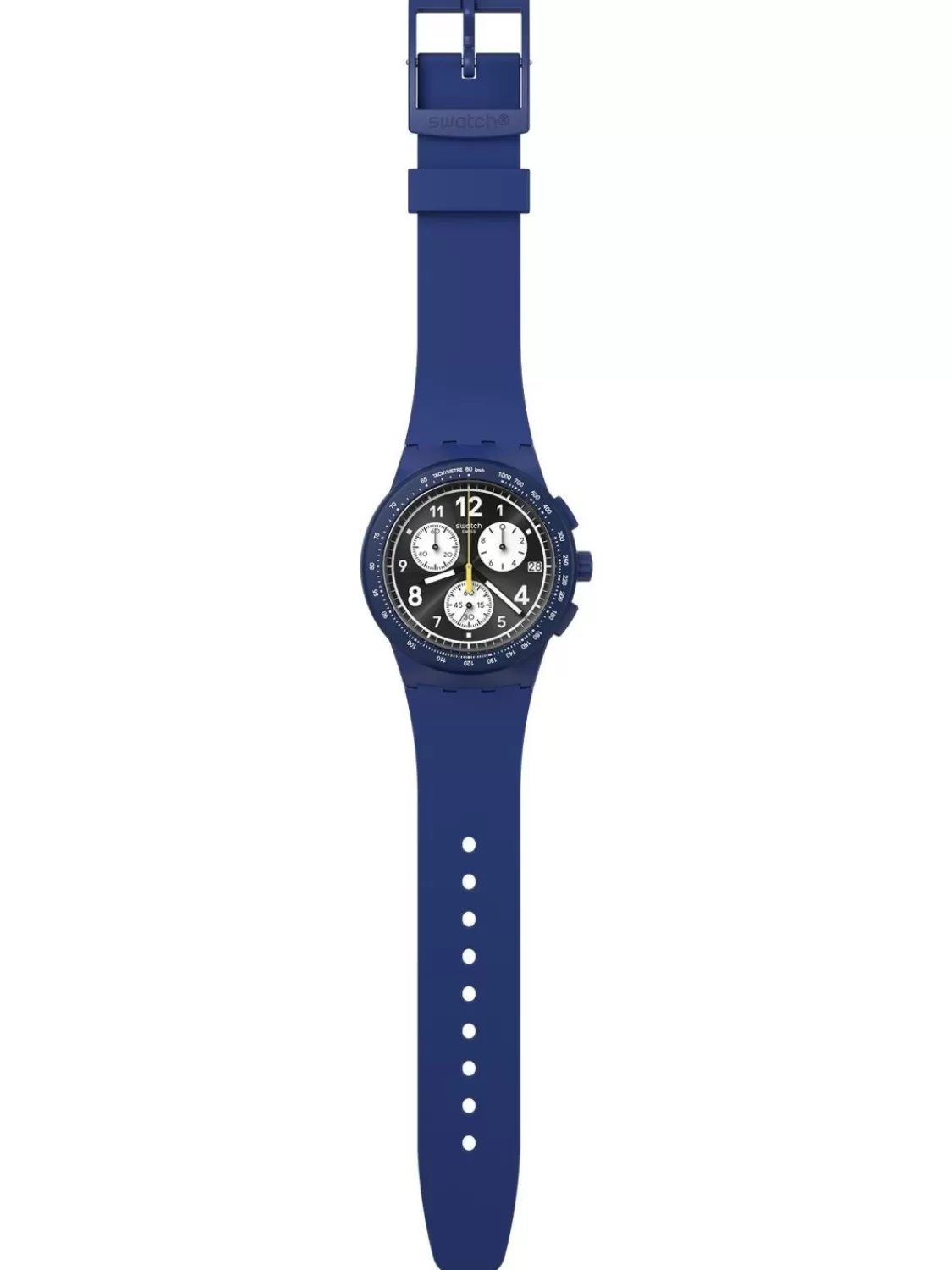 Swatch Herrenuhr Chronograph Nothing Basic About Blue | Herrenuhren