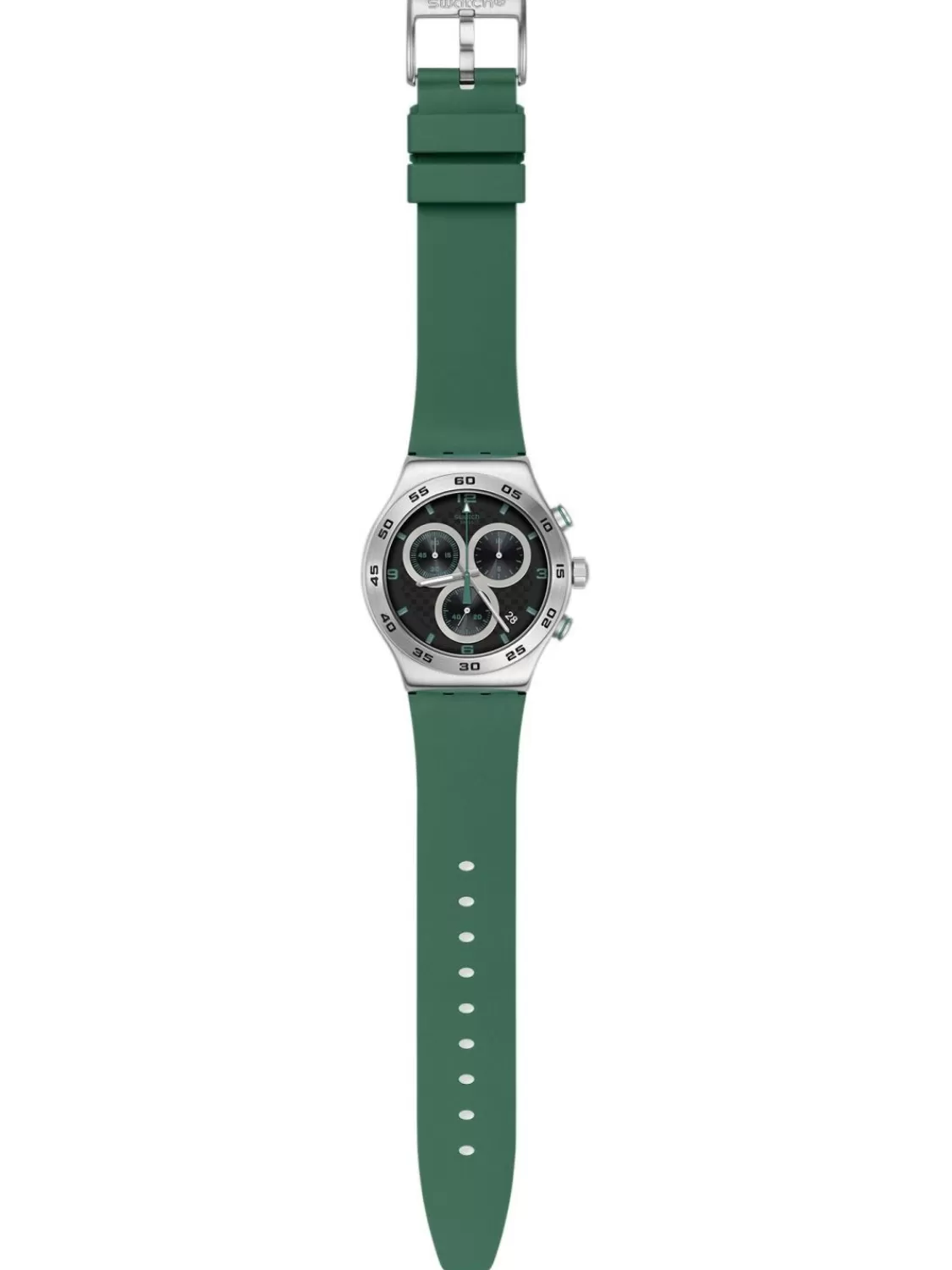 Swatch Irony Herrenuhr Chronograph Carbonic Green | Herrenuhren