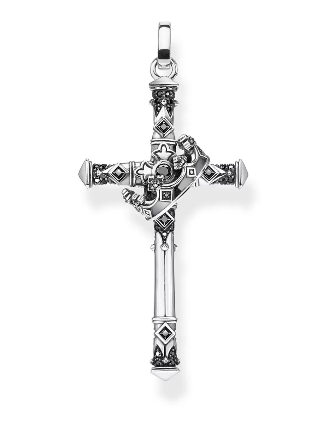 Thomas Sabo Anhanger Kreuz & Krone | Herrenschmuck