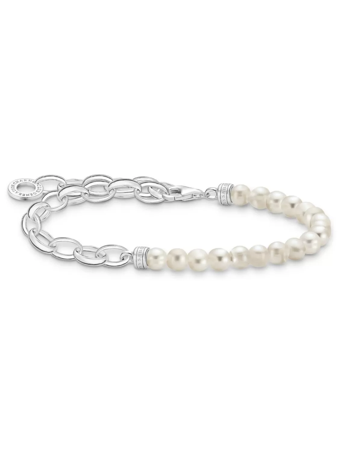 Thomas Sabo Armband Fur Charms Silber Und Weise Perlen | Damenschmuck