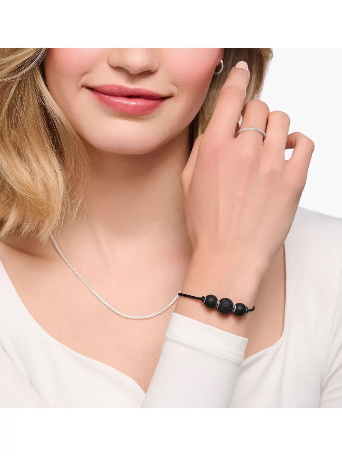 Thomas Sabo Armband Karma Secret Mit Schwarzem Obsidian | Herrenschmuck