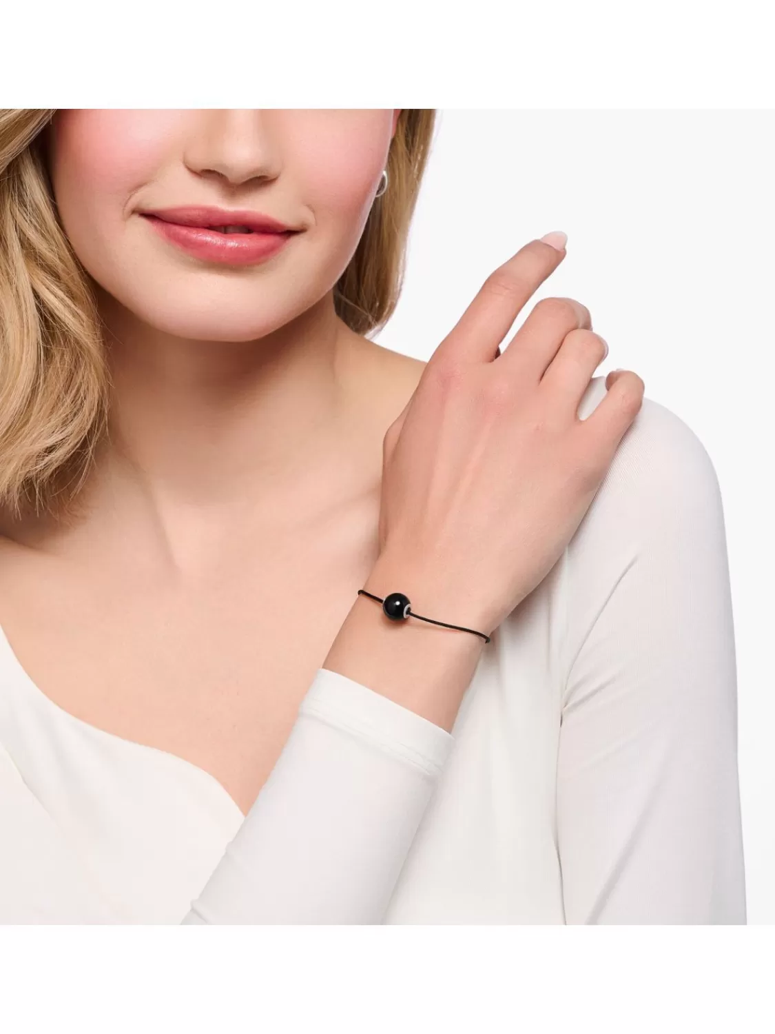 Thomas Sabo Armband Karma Secret Mit Schwarzem Obsidian Poliert | Herrenschmuck