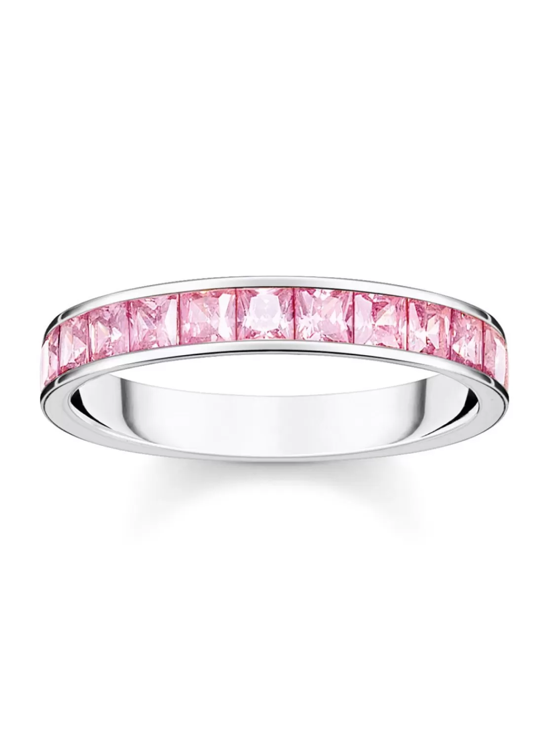 Thomas Sabo Bandring Fur Damen Pinkfarbene Steine | Damenschmuck