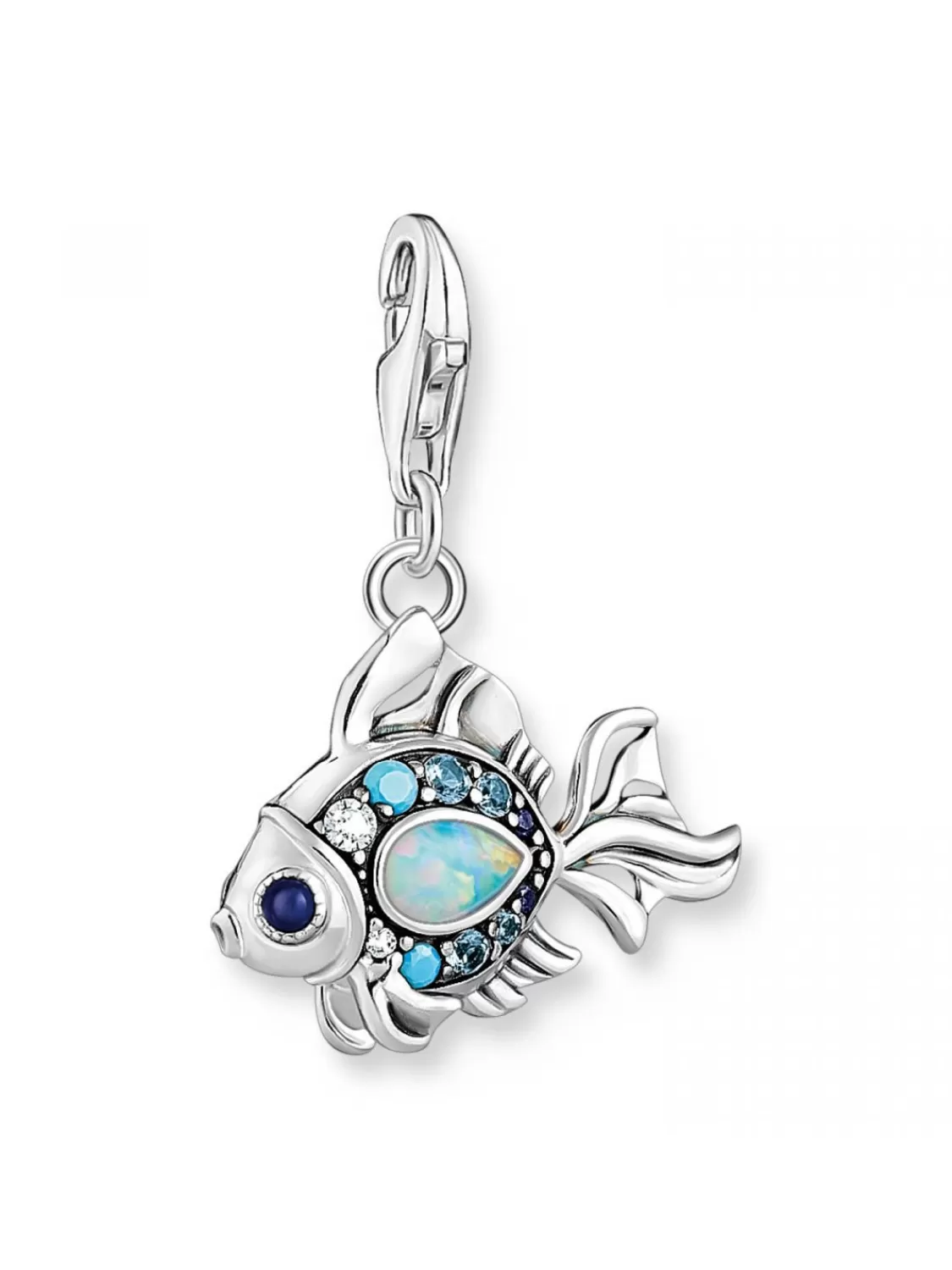 Thomas Sabo Charm-Anhanger Fisch Mit Blauen Steinen | Damenschmuck