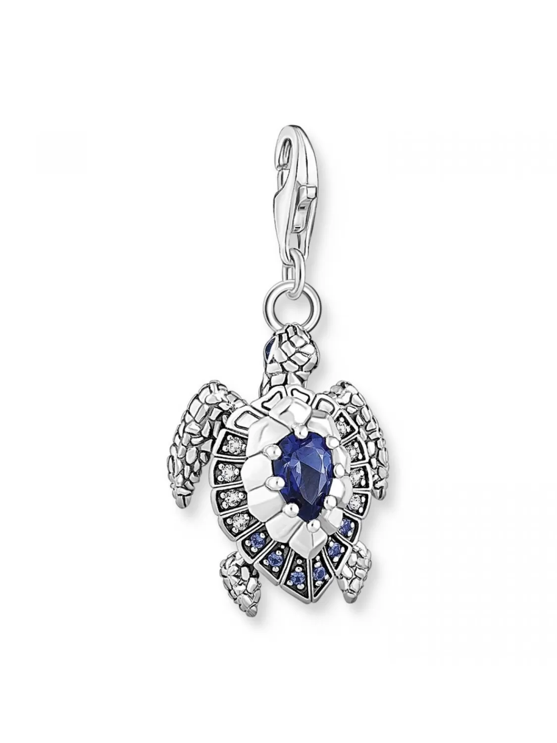 Thomas Sabo Charm-Anhanger Schildkrote Mit Blauen Steinen | Damenschmuck