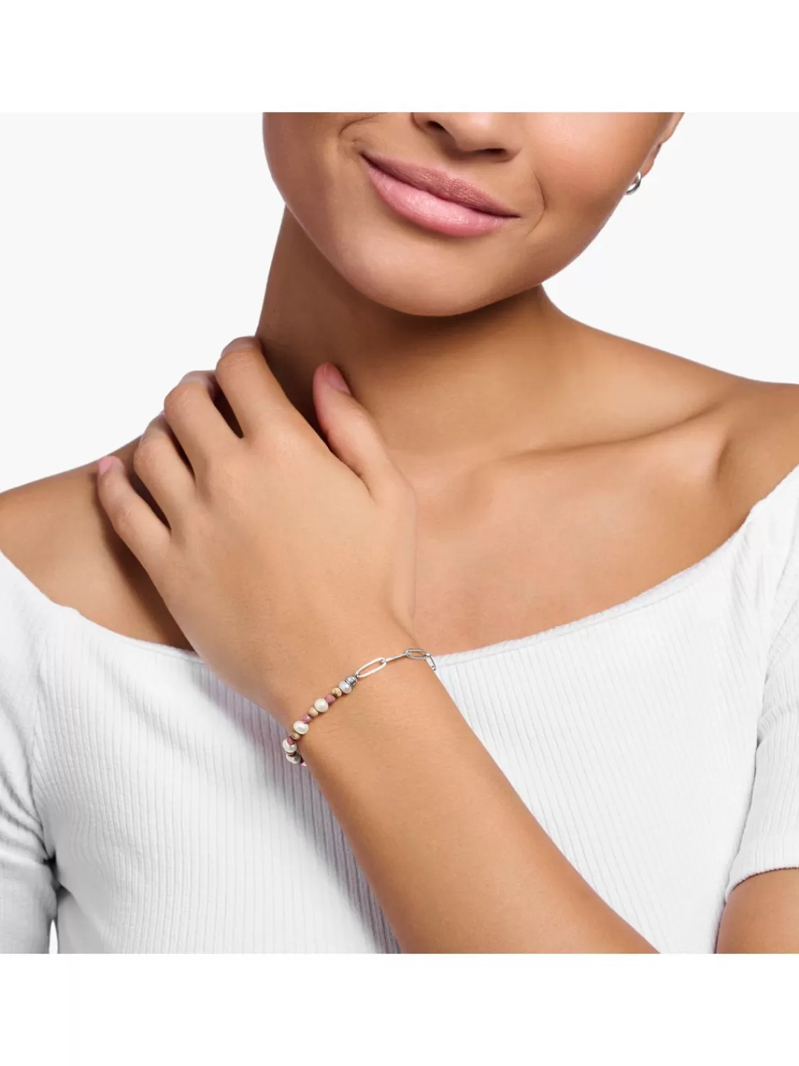 Thomas Sabo Charm-Armband Silber Und Bunte Beads | Damenschmuck