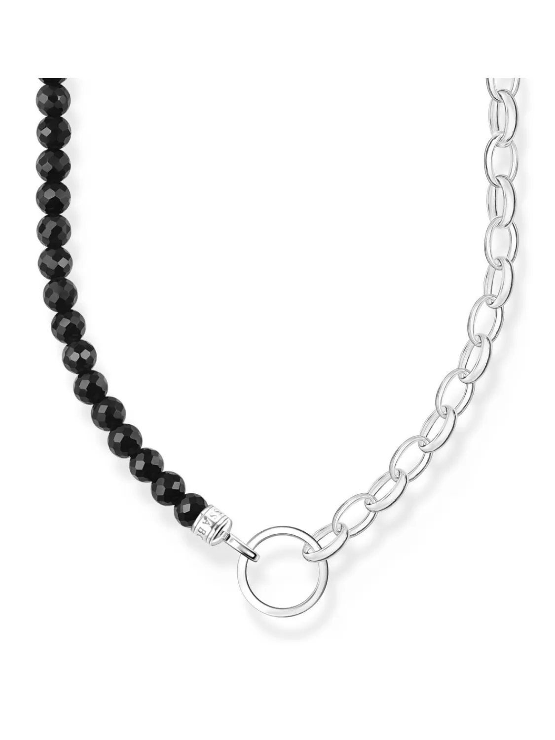 Thomas Sabo Damen-Halskette Fur Charms Silber Und Onyx | Damenschmuck