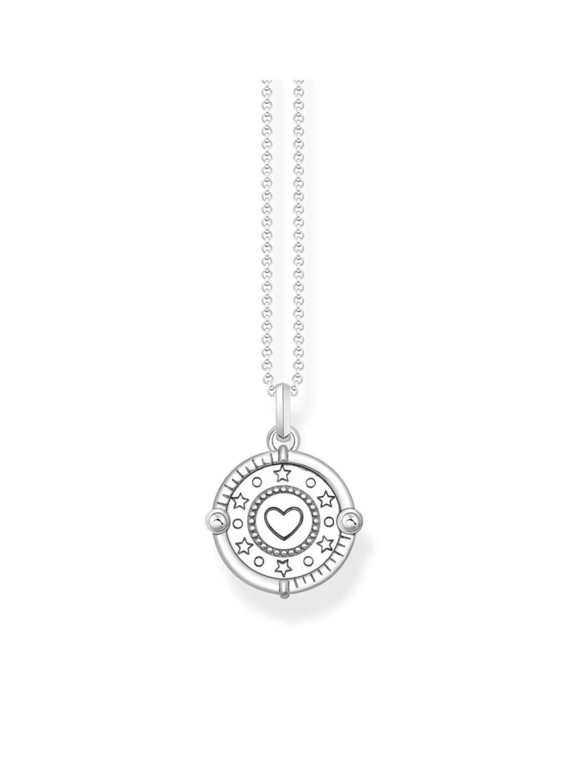 Thomas Sabo Damen-Halskette Herz Rosa Silber | Damenschmuck