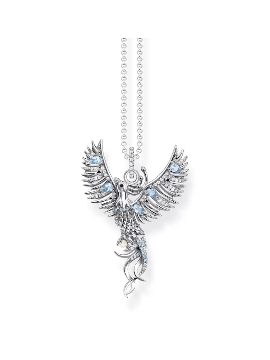 Thomas Sabo Damen-Halskette Phonix Silber | Damenschmuck