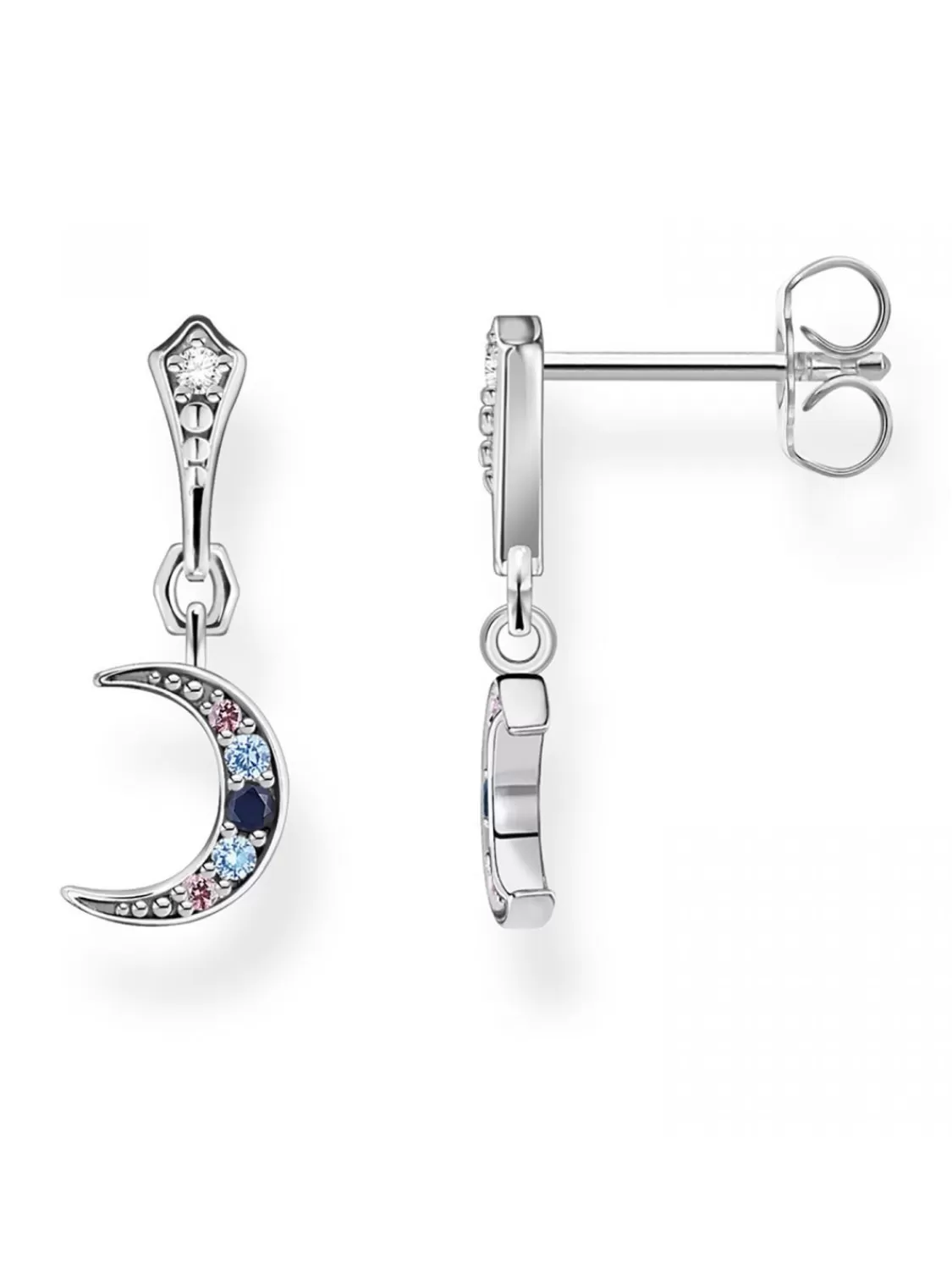 Thomas Sabo Damen-Ohrhanger Royalty Mond Silber | Damenschmuck