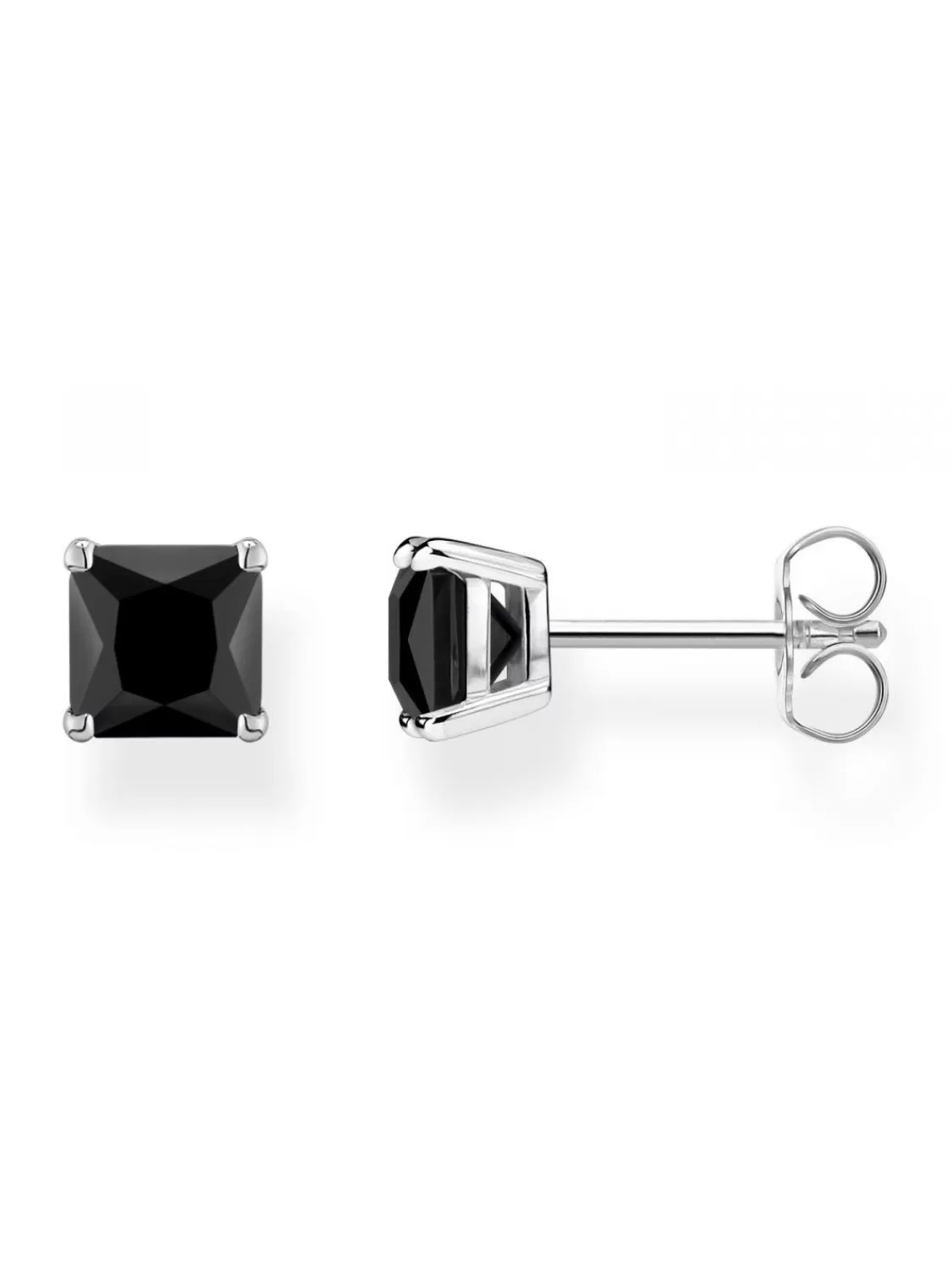 Thomas Sabo Damen-Ohrringe Ohrstecker Schwarzer Stein | Damenschmuck