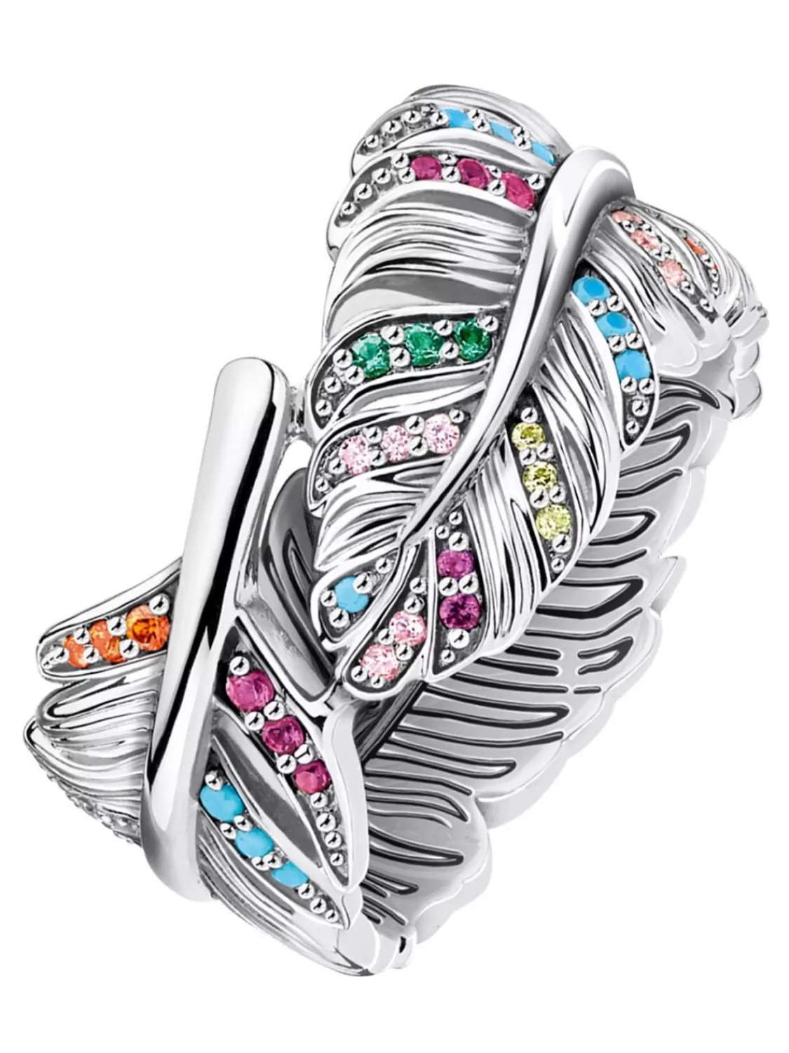 Thomas Sabo Damenring Feder Silber | Damenschmuck