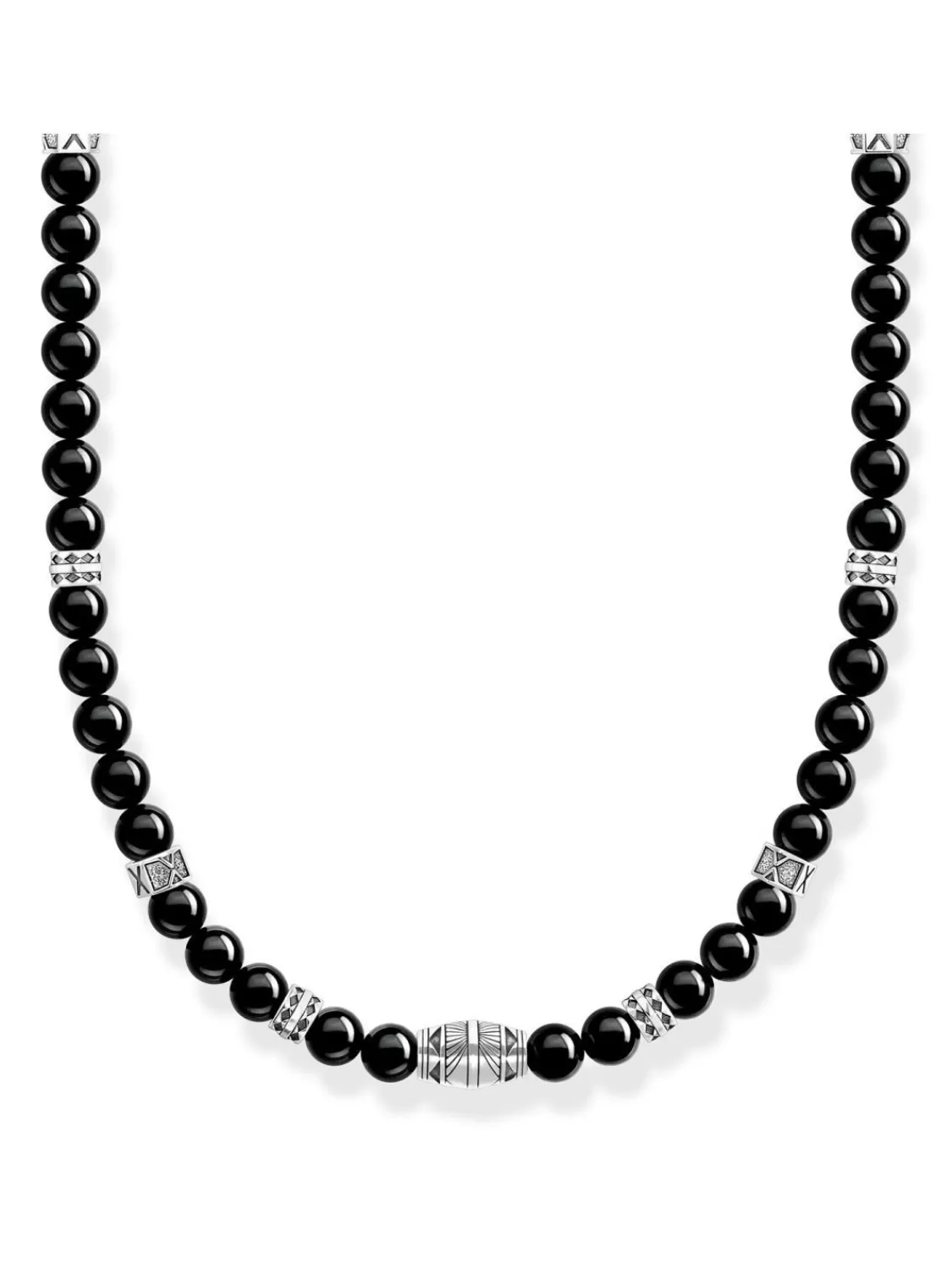 Thomas Sabo Halskette Schwarzer Onyx/Silber | Herrenschmuck