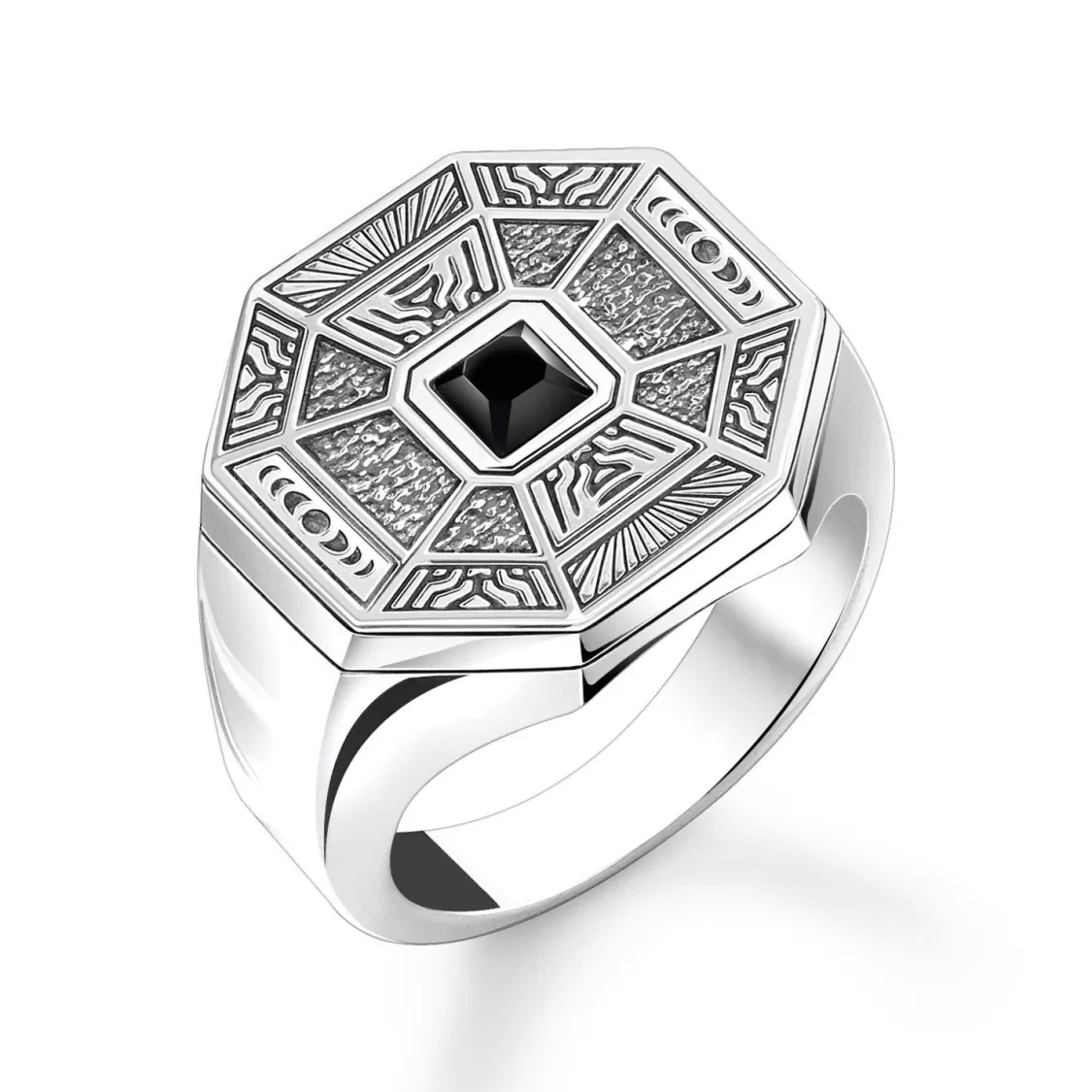 Thomas Sabo Herrenring Talisman Mit Onyx | Herrenschmuck