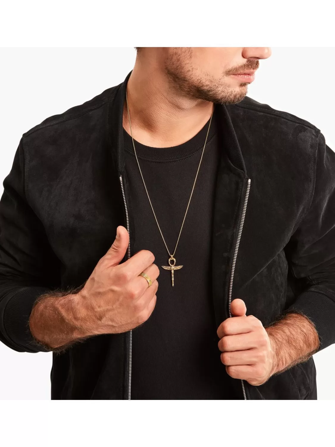 Thomas Sabo Ketten-Anhanger Ankh Mit Skarabaus Vergoldet | Herrenschmuck