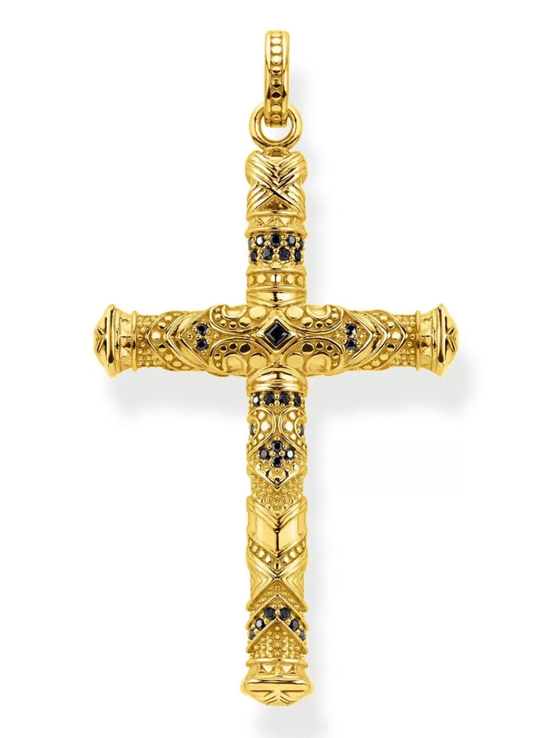 Thomas Sabo Kreuz-Anhanger Goldfarben | Herrenschmuck