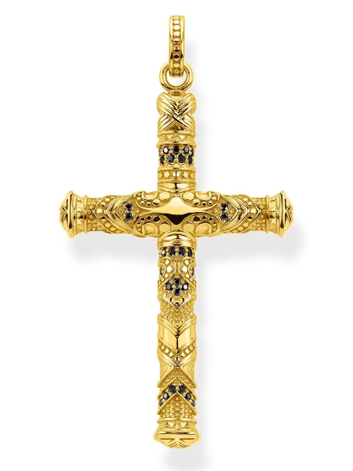 Thomas Sabo Kreuz-Anhanger Goldfarben | Herrenschmuck