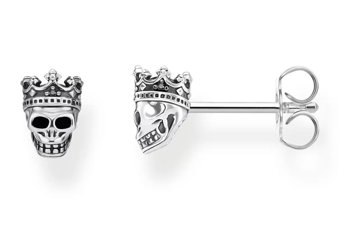 Thomas Sabo Ohrringe Totenkopf Konig | Herrenschmuck