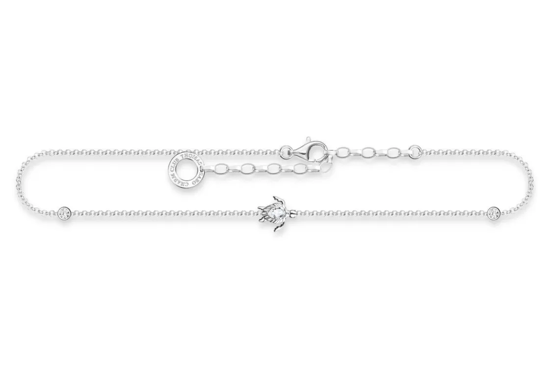 Thomas Sabo Silber Fuskettchen Schildkrote | Damenschmuck