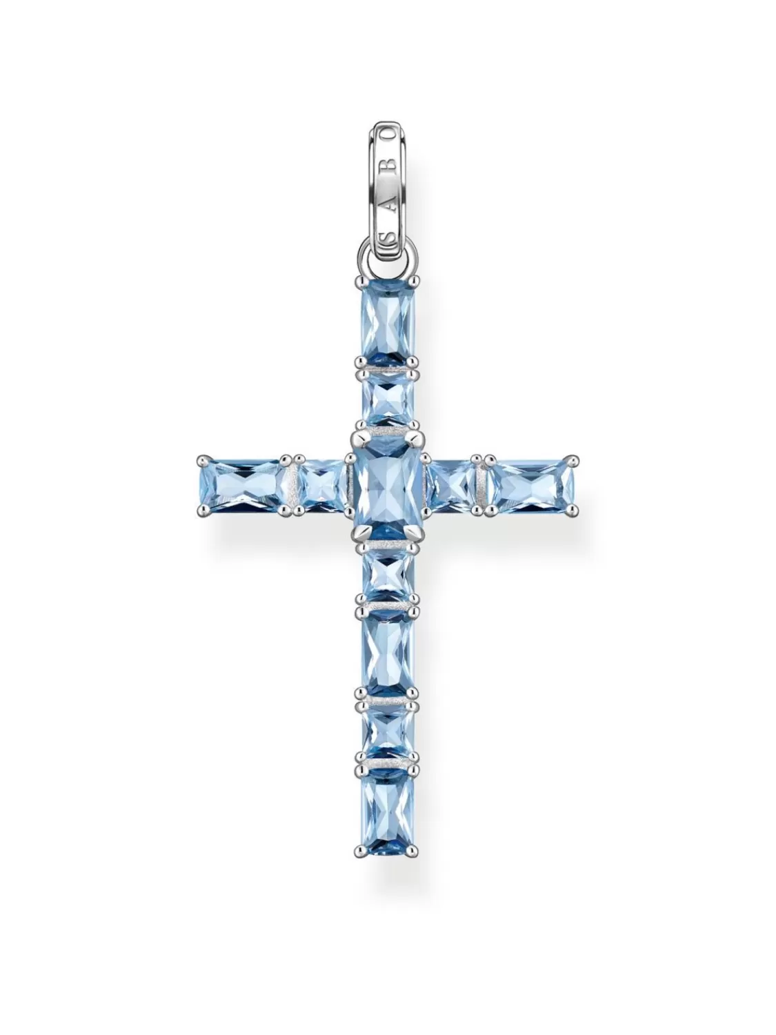 Thomas Sabo Silber-Anhanger Kreuz Aqua | Damenschmuck