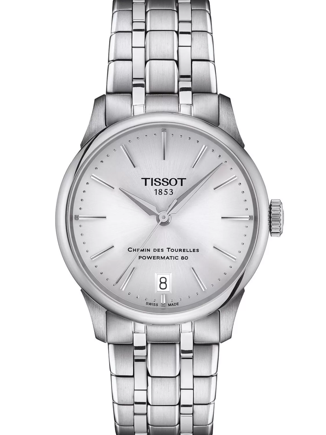 Tissot Damen-Automatikuhr Chemin Des Tourelles 34 Mm Stahl | Damenuhren