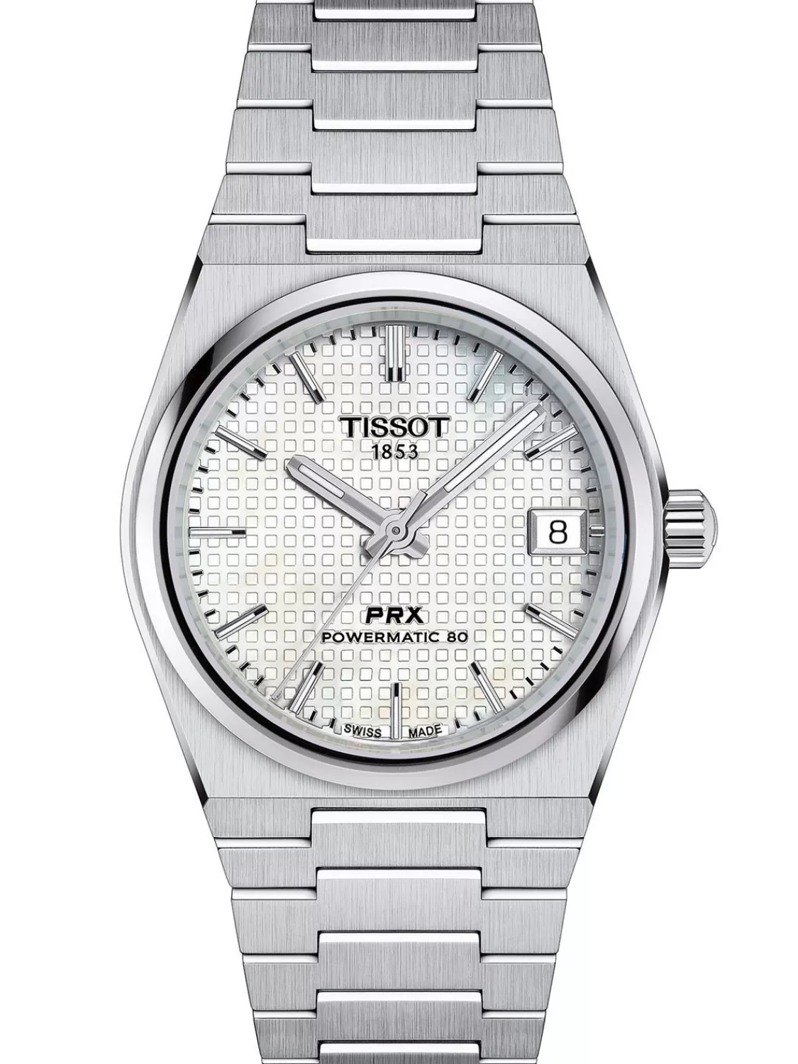 Tissot Damenuhr Automatik Prx 35 Mm Weis | Damenuhren