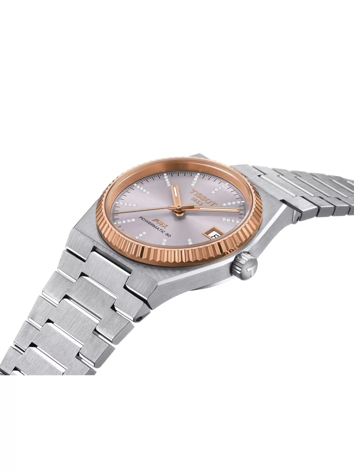 Tissot Damenuhr Automatik Prx Powermatic 80 Rosegold | Damenuhren