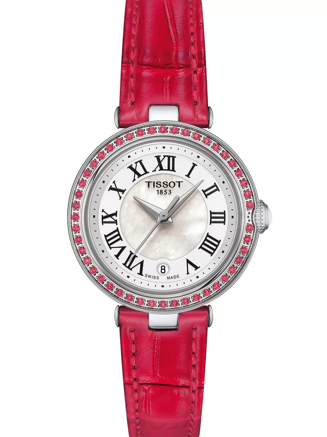 Tissot Damenuhr Bellissima Klein Rot | Damenuhren