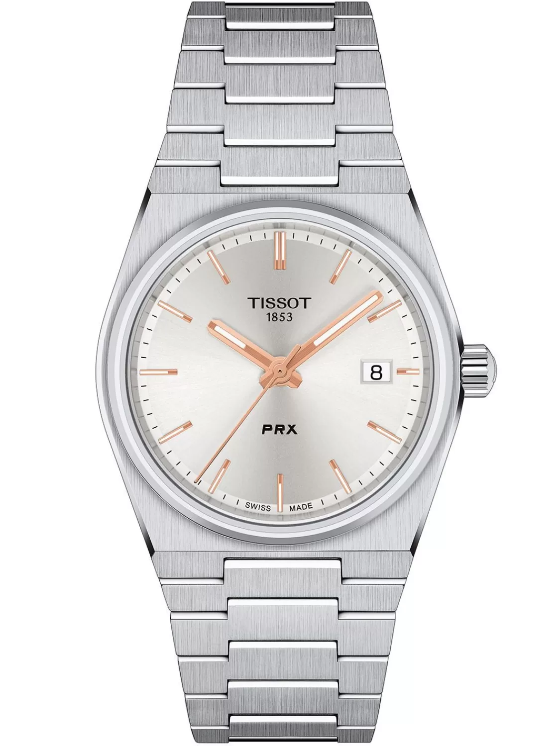 Tissot Damenuhr Prx 35 Mm Zweifarbig | Damenuhren