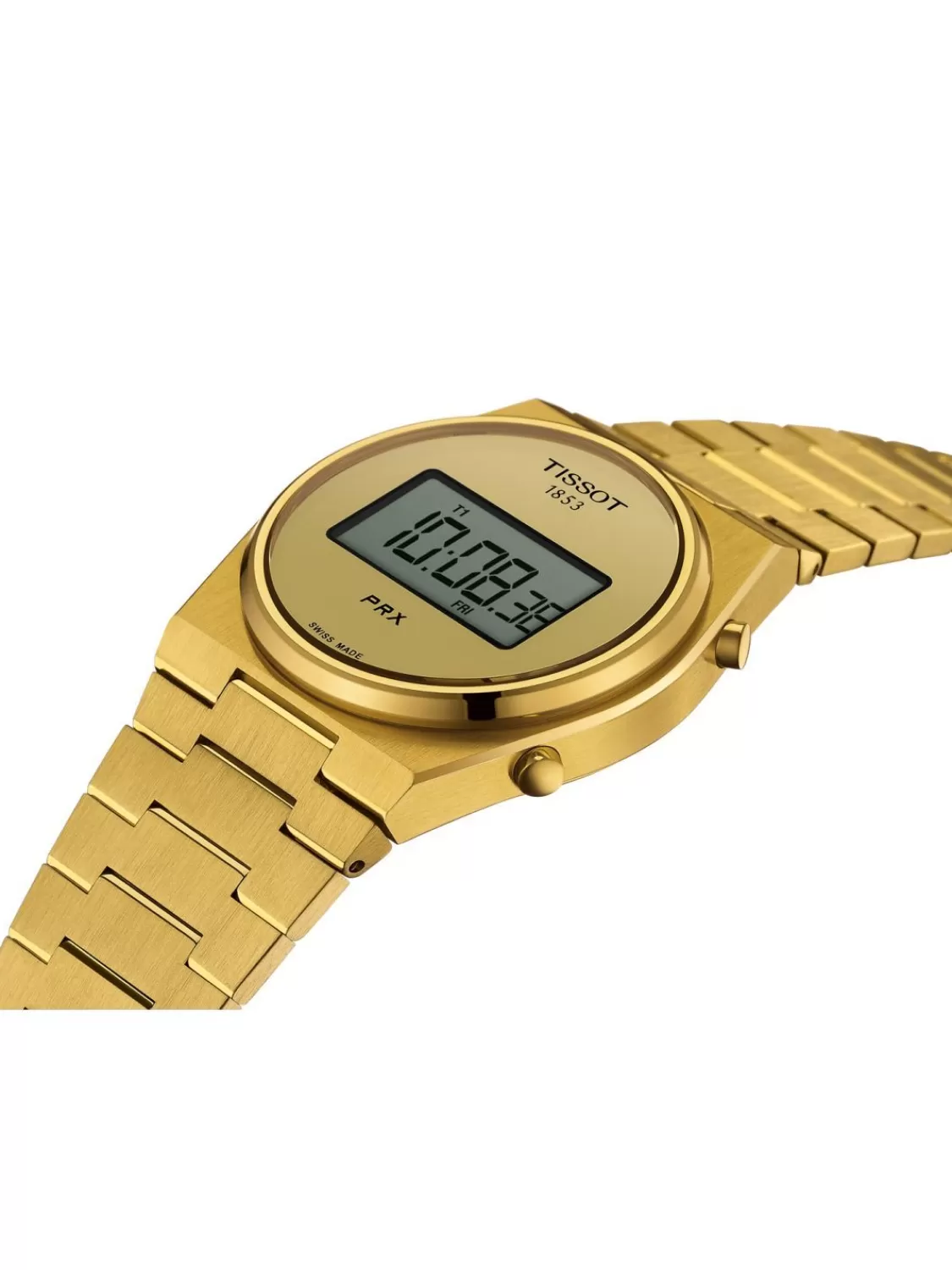 Tissot Herren-Armbanduhr Prx Digital 40 Goldfarben | Herrenuhren