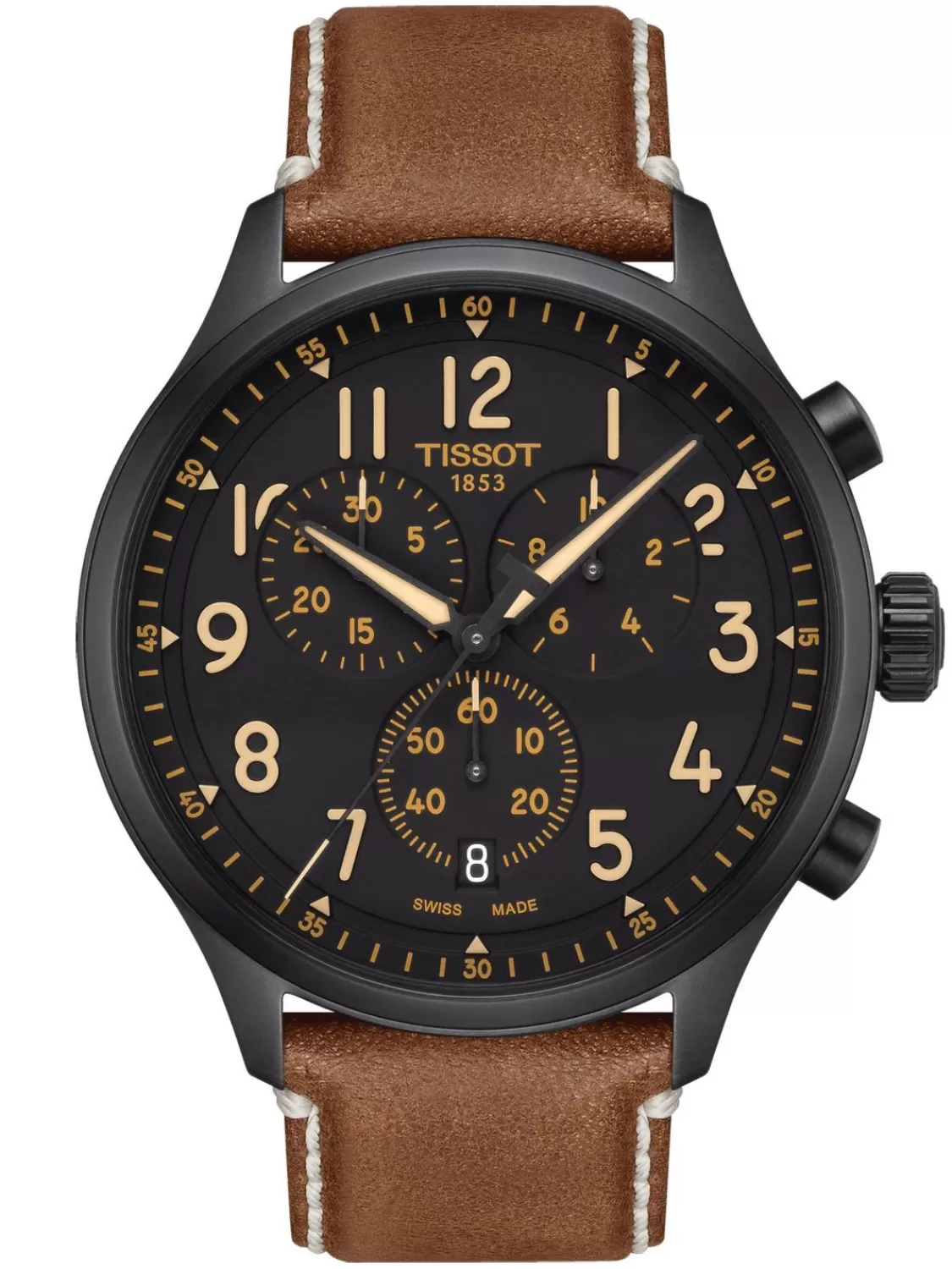 Tissot Herrenchronograph Chrono Xl Vintage Braun/Schwarz | Herrenuhren