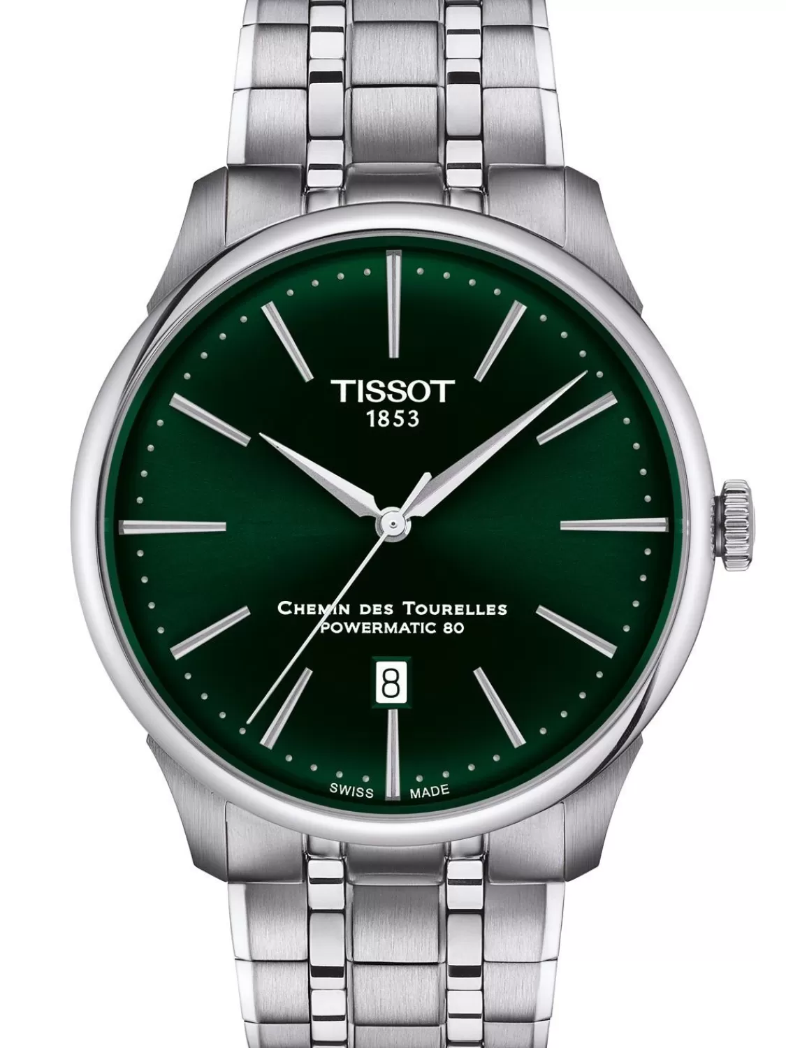 Tissot Herrenuhr Automatik Chemin Des Tourelles Stahl/Grun | Herrenuhren