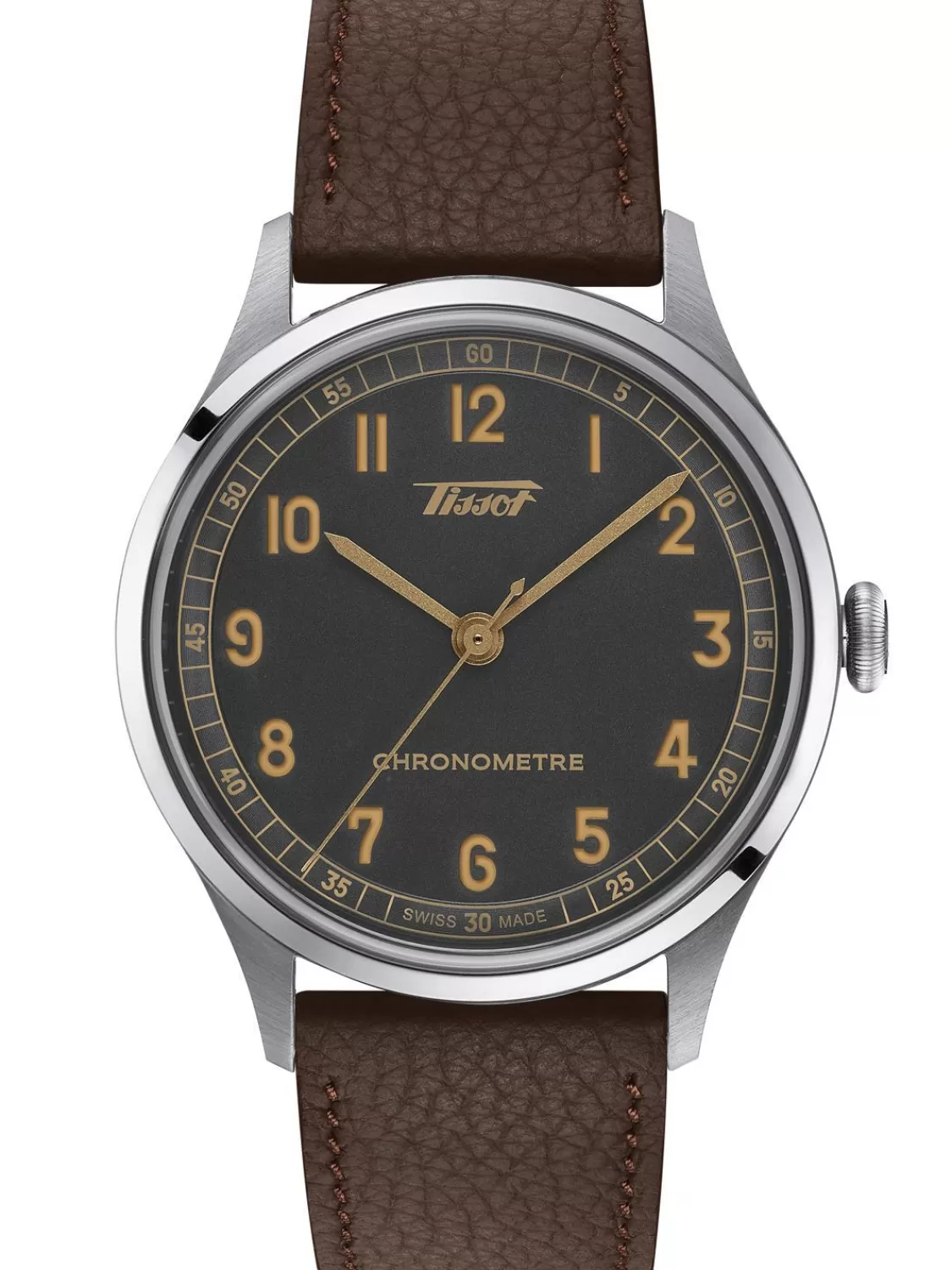 Tissot Herrenuhr Automatik Heritage 1938 Braun/Anthrazit | Herrenuhren