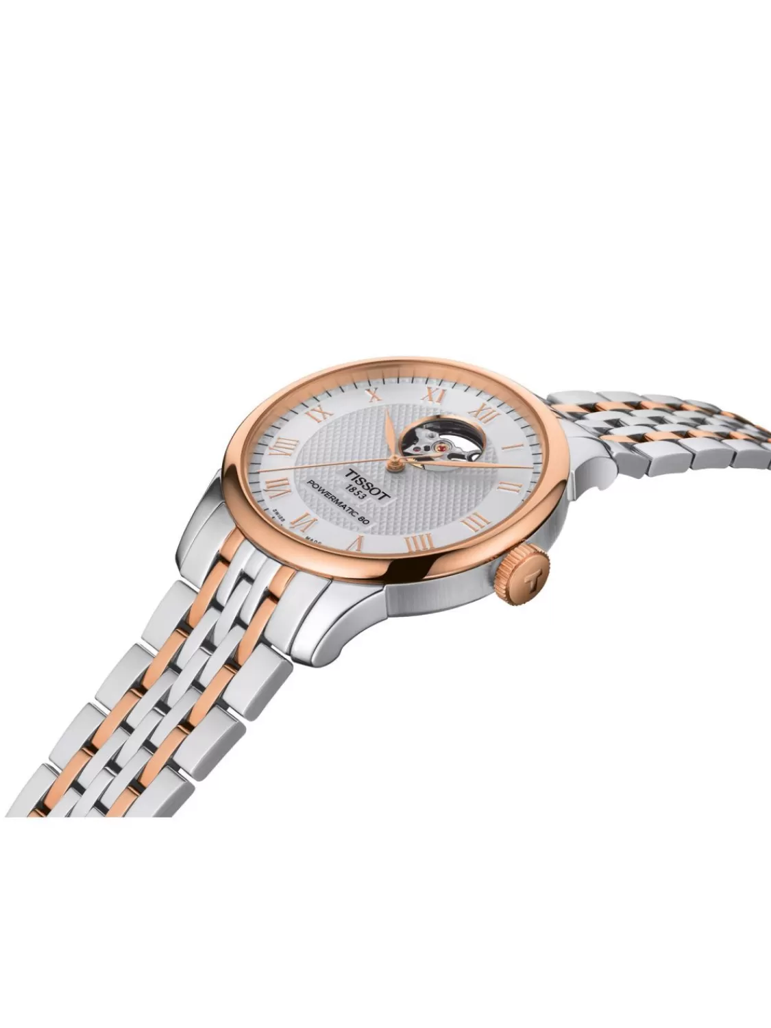 Tissot Herrenuhr Automatik Le Locle Open Heart Bicolor | Herrenuhren