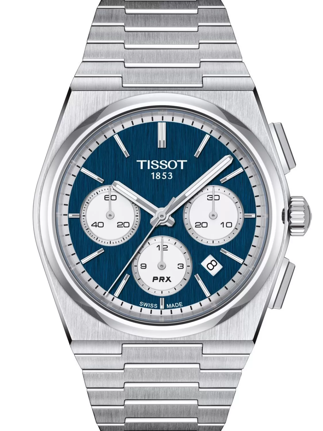 Tissot Herrenuhr Automatik Prx Chronograph Blau | Herrenuhren