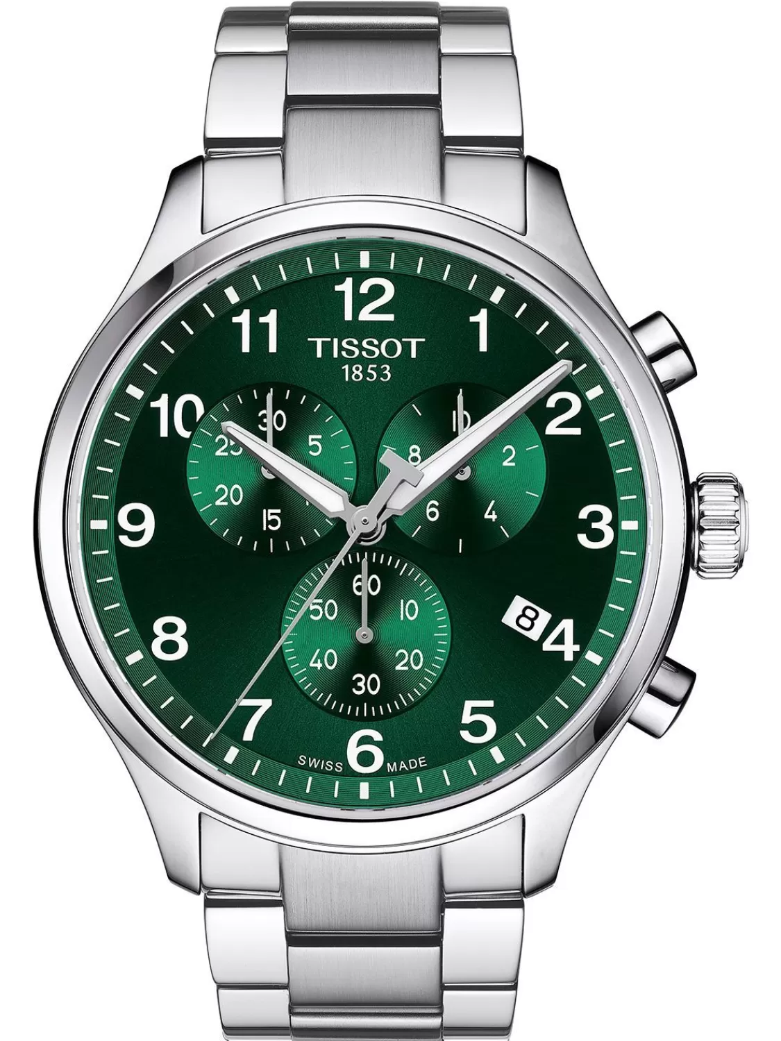 Tissot Herrenuhr Chrono Xl Classic Stahl/Grun | Herrenuhren