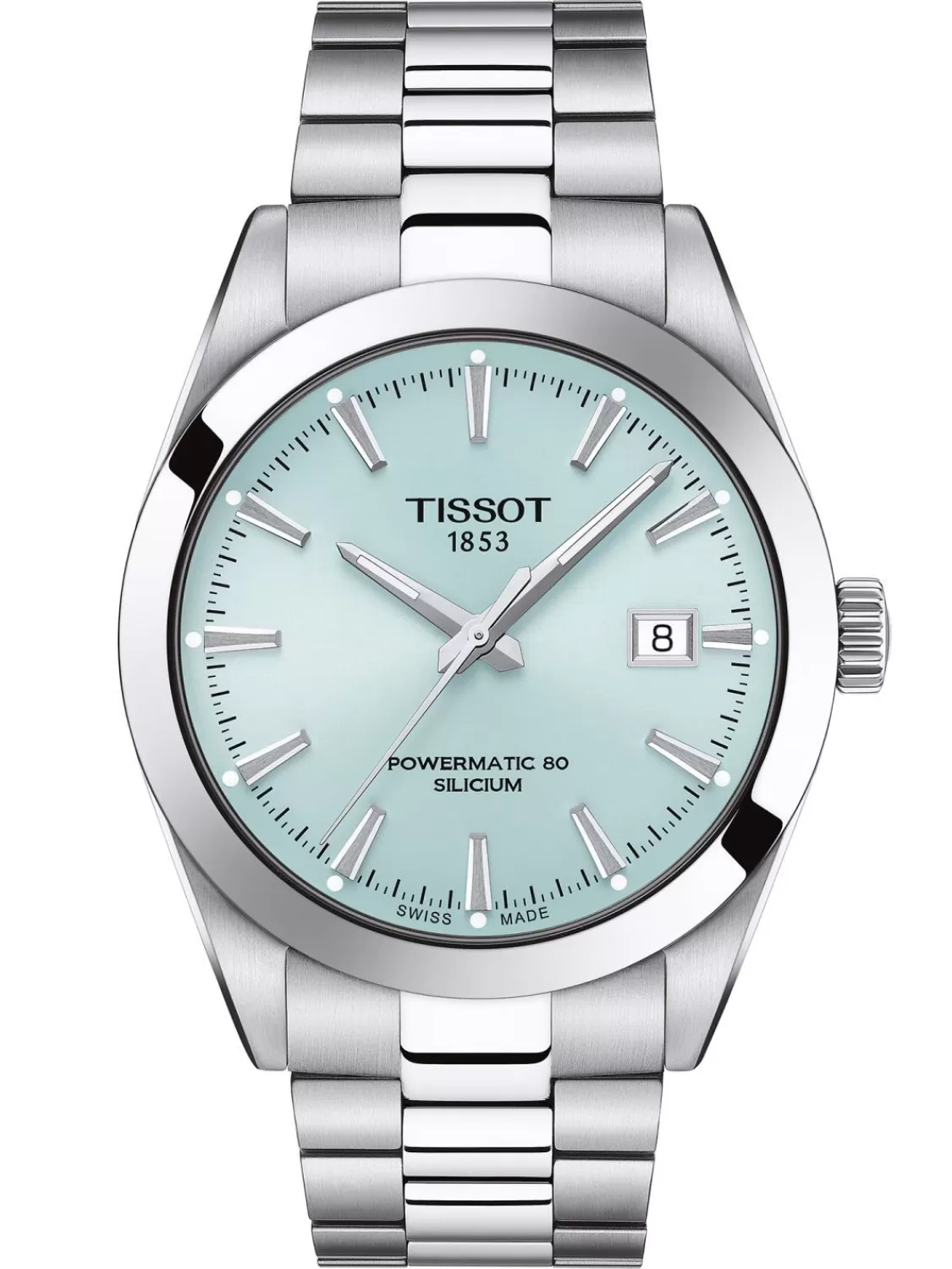 Tissot Herrenuhr Gentleman Powermatic 80 Hellblau | Herrenuhren