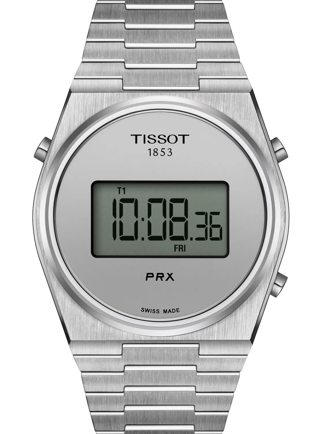 Tissot Herrenuhr Prx Digital 40 Stahl/Silberfarben | Herrenuhren