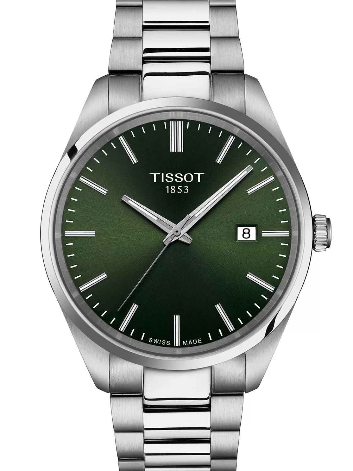 Tissot Herrenuhr Quarz Pr 100 Stahl/Grun | Herrenuhren