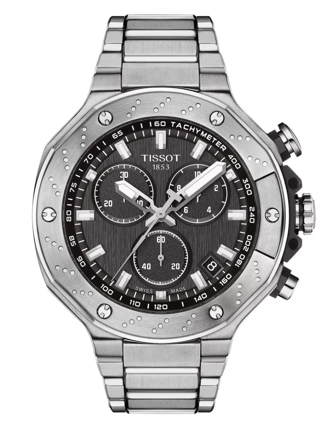 Tissot Herrenuhr T-Race Chronograph Edelstahl/Schwarz | Herrenuhren