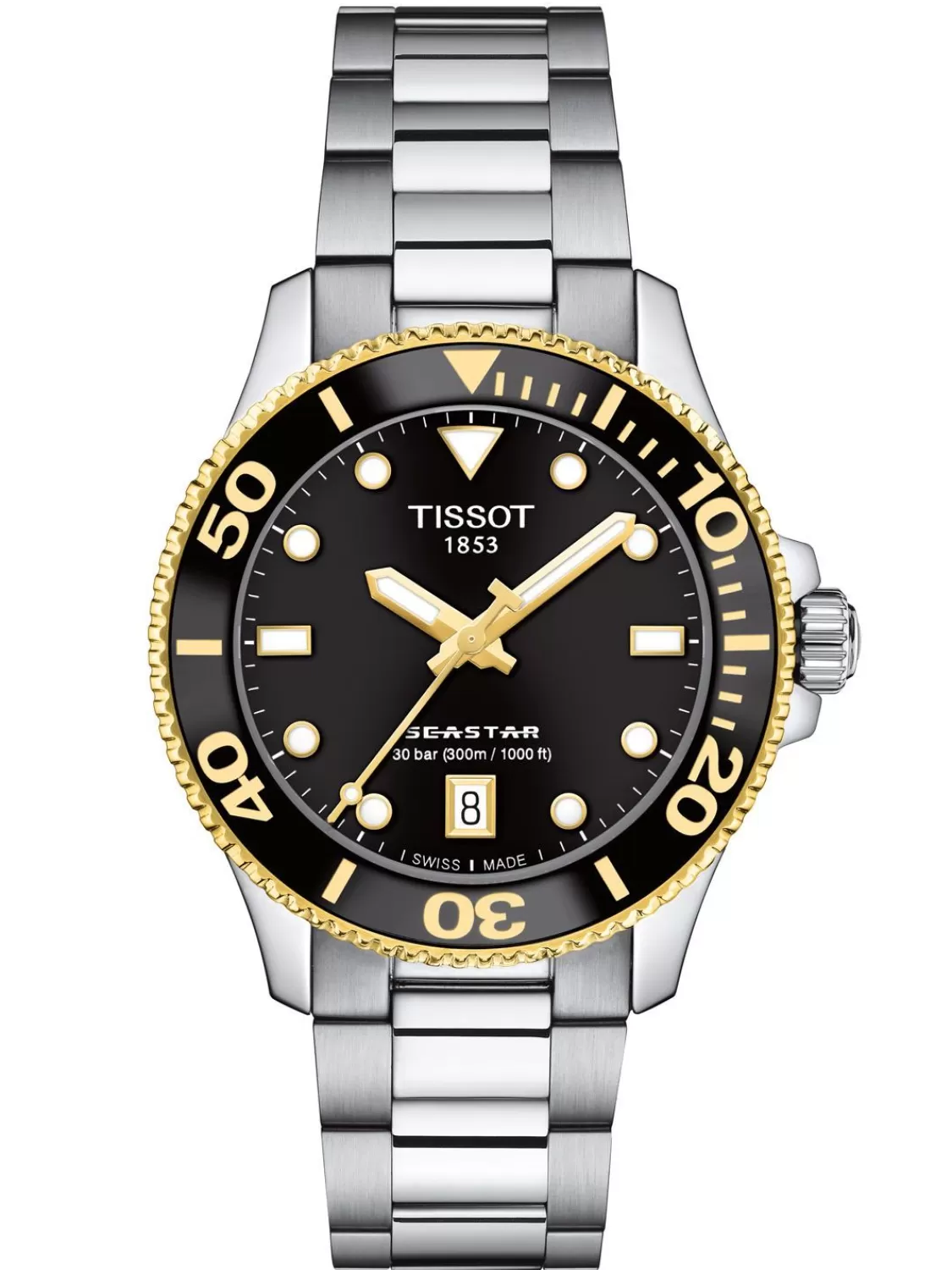 Tissot Uhr In Unisexgrose Seastar 1000 Bicolor | Herrenuhren