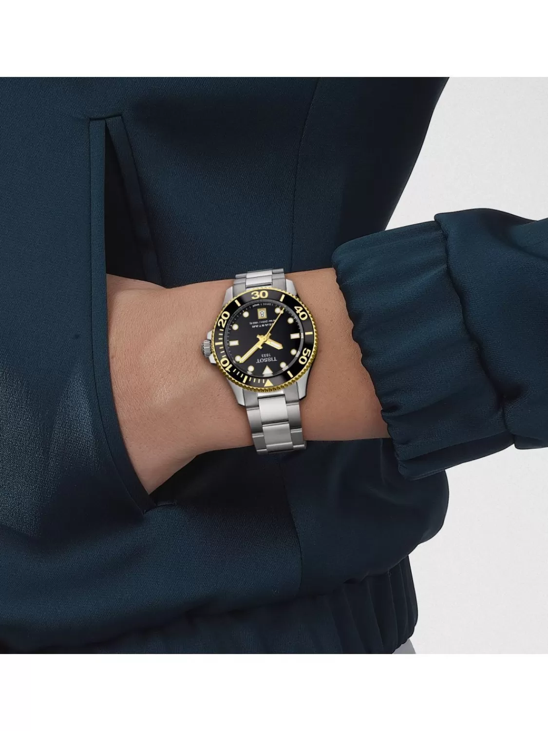 Tissot Uhr In Unisexgrose Seastar 1000 Bicolor | Herrenuhren