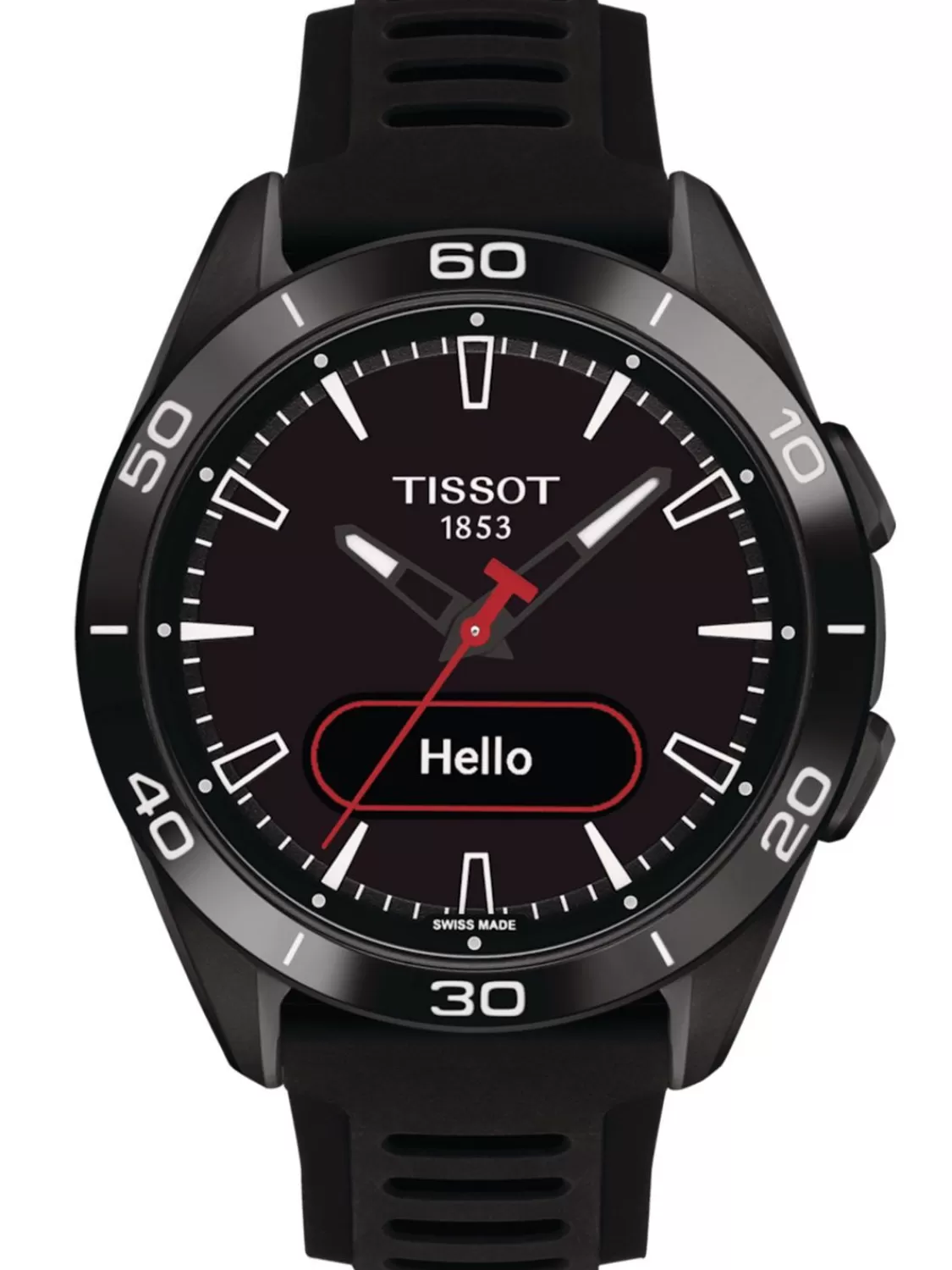 Tissot Uhr In Unisexgrose T-Touch Connect Sport Schwarz | Herrenuhren