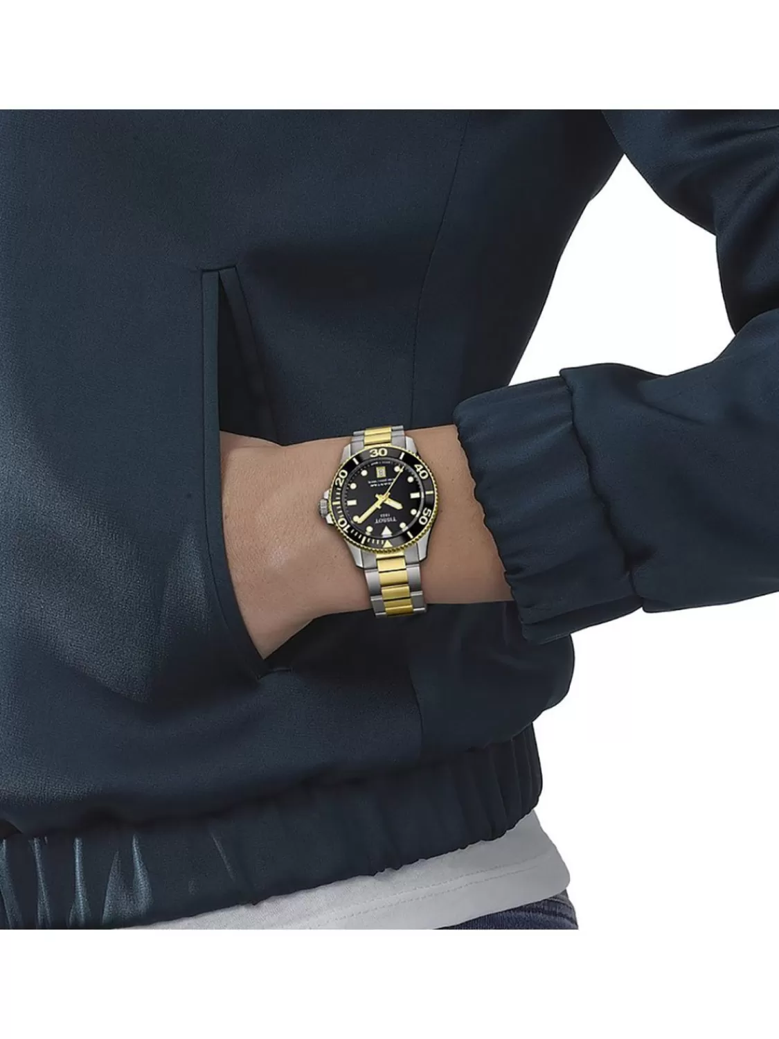 Tissot Unisex Taucheruhr Automatik Seastar 1000 Bicolor | Herrenuhren